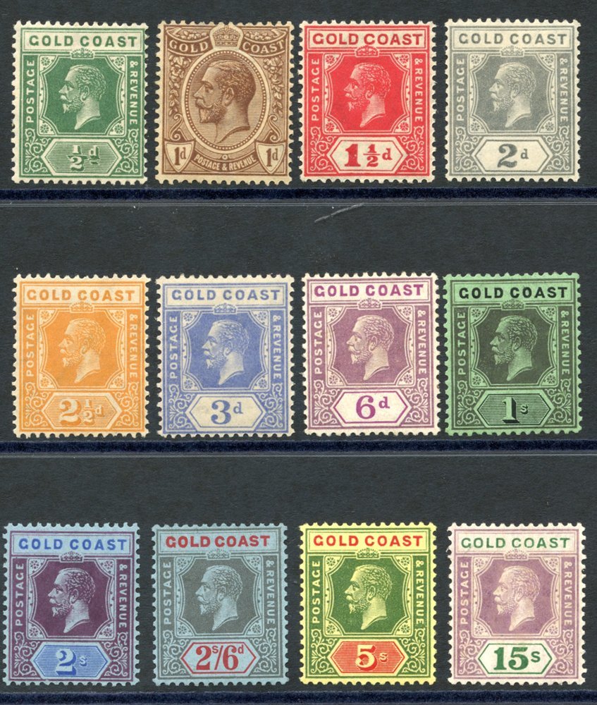 1921-24 MSCA Set, Fine M (6d Marks On Reverse, 2s Corner Crease) SG.86/100. Cat. £180 (12) - Other & Unclassified
