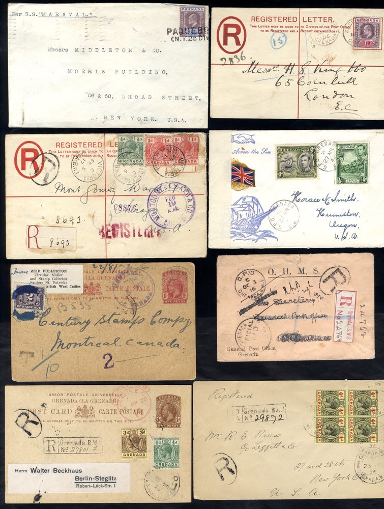 KEVII-QEII Range Of Covers, Cards & Postal Stationery, Incl. 8 O.H.M.S Covers With Various Official Markings Etc. Four C - Altri & Non Classificati