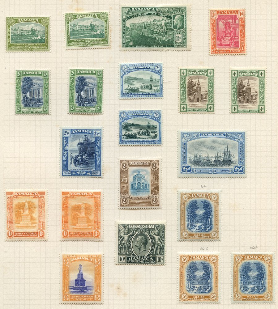 1921-29 MSCA Set, Fine M Incl. Extra Shades, SG.94/106. (20) Cat. £235 - Other & Unclassified