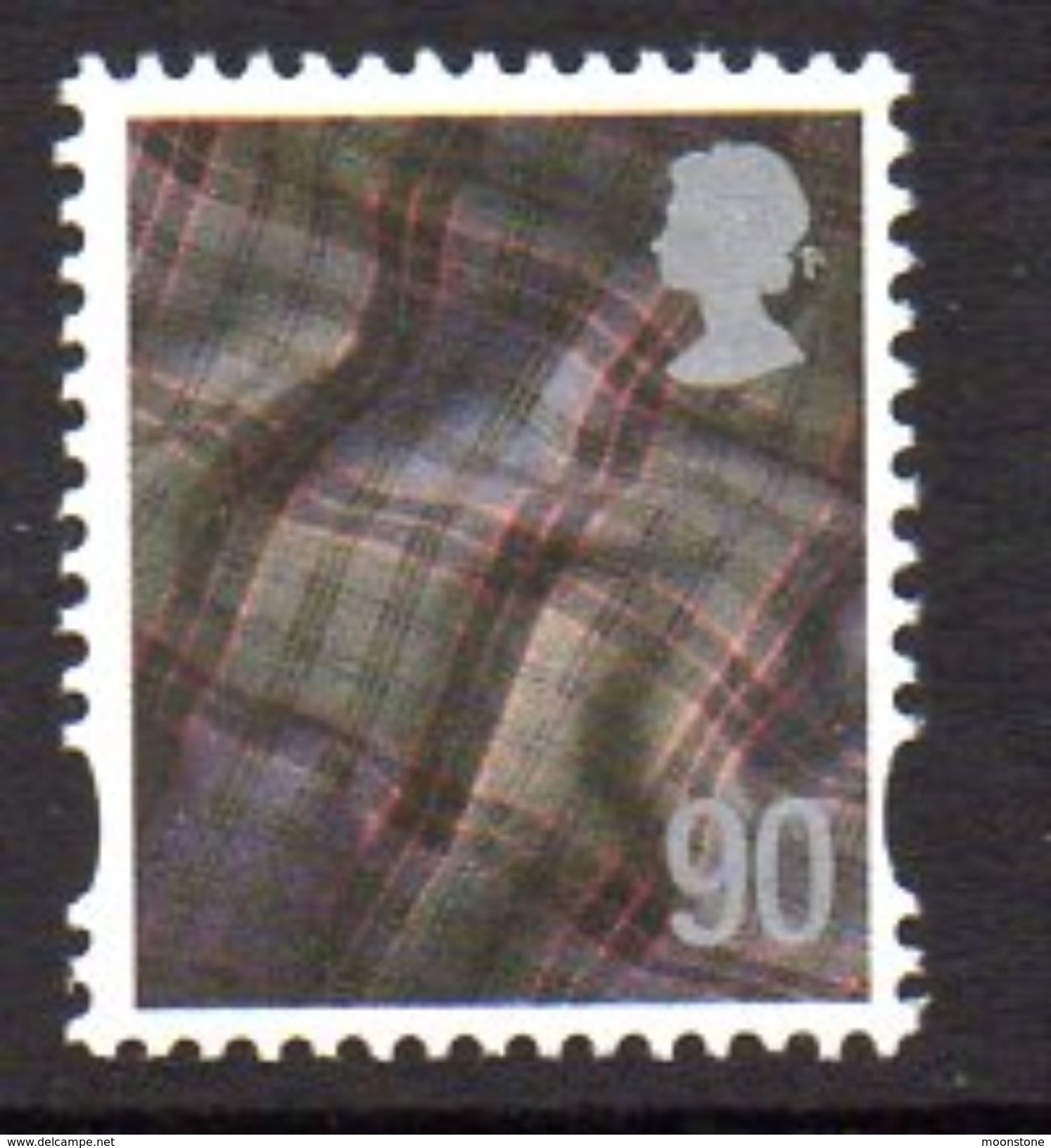 GB Scotland 2003-17 90p Tartan Regional Country, With Border, MNH (SG S123) - Scotland