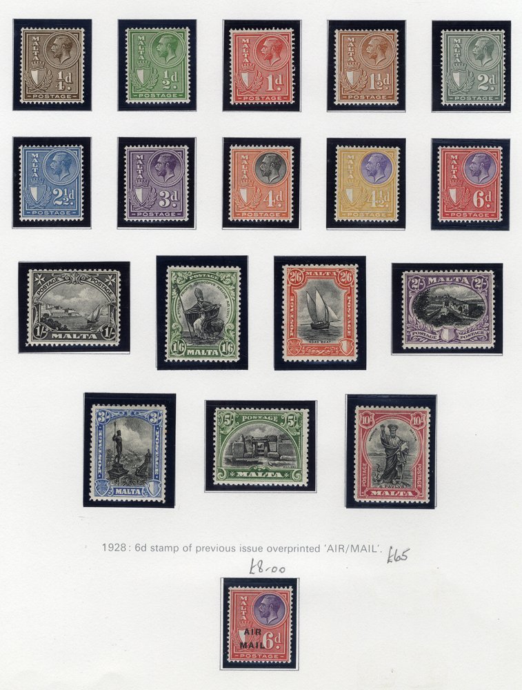1926-27 Postage Set M (3s Has Tiny Tone), SG.157/172 + 6d Air Mail SG.173, 1930 Postage & Revenue Set To 2/6d. (32) Cat. - Other & Unclassified