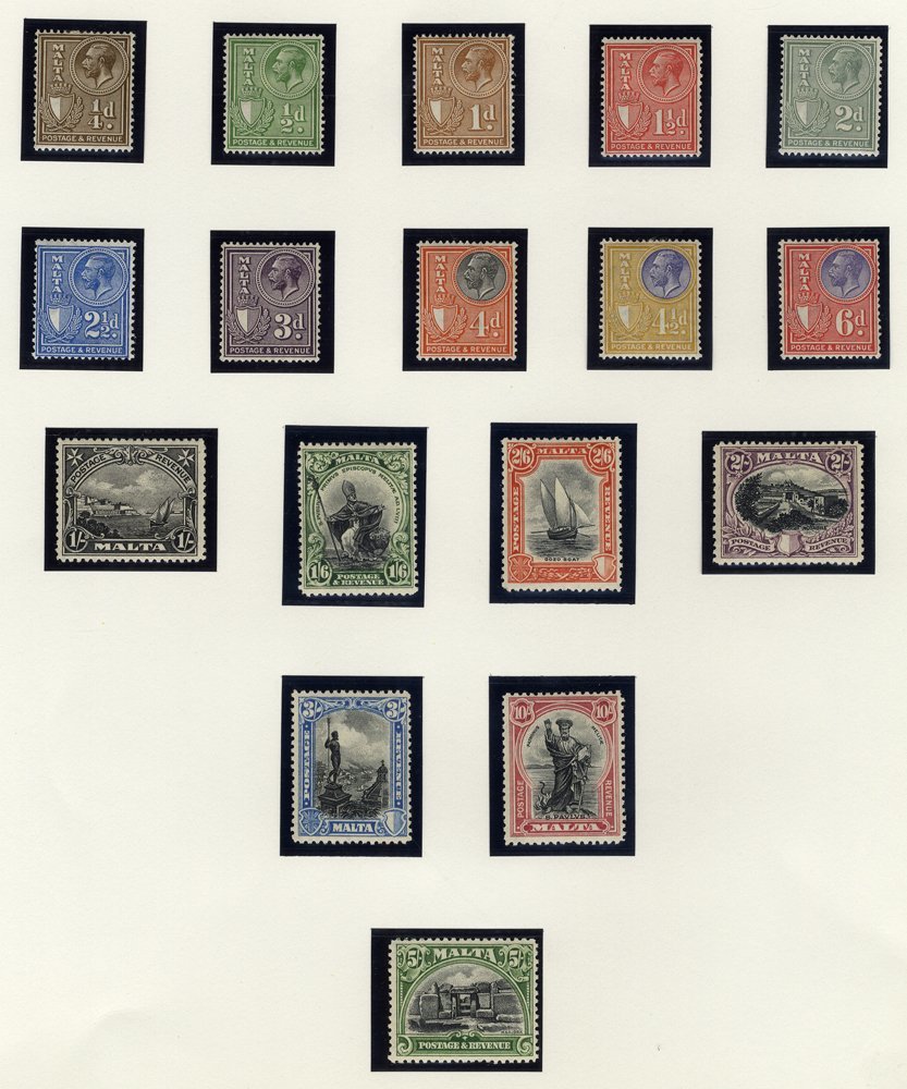 1930 Postage & Revenue Set, Fine M, SG.193/209. (17) Cat. £225 - Altri & Non Classificati