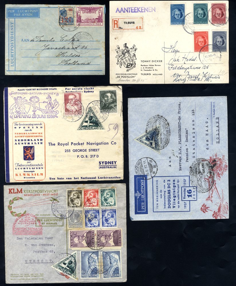 Bundle Of Mainly Middle Period Items Incl. Registered & Censored Covers, Airmail Covers Incl. To DEI, Military Air-lette - Other & Unclassified