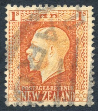 1915-30 1s Orange-brown U With Parcel Cancellation As Normal, SG.430cc. Scarce. Cat. £450 - Sonstige & Ohne Zuordnung