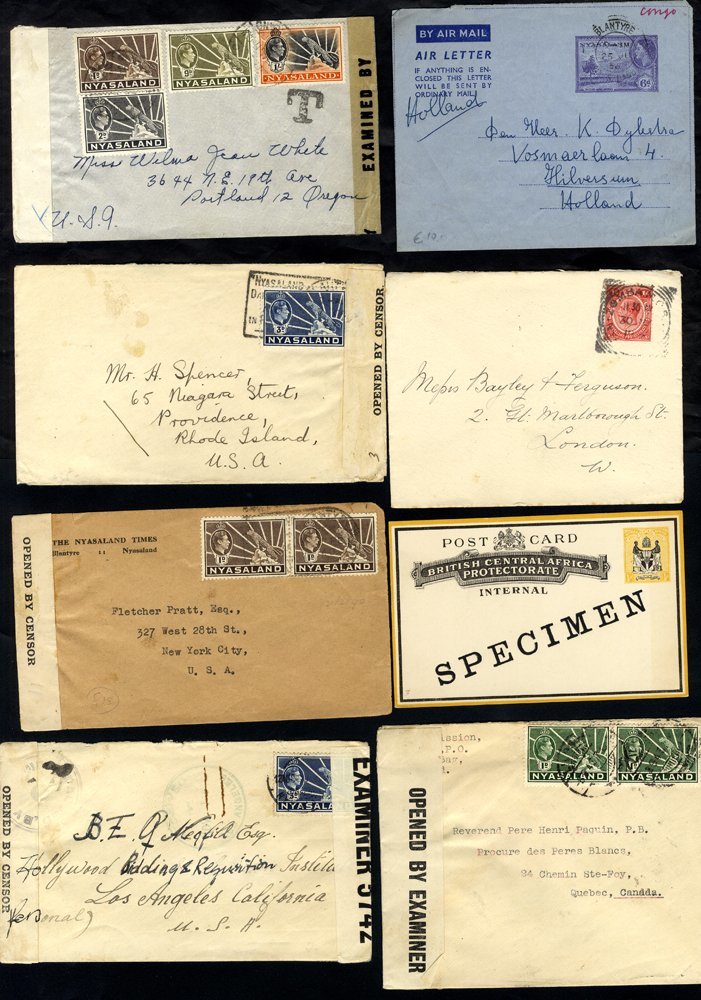 1895-1950's Interesting Accumulation Of Covers, Cards, Newspaper Wrappers & Postal Stationery, Predominantly KGVI But In - Otros & Sin Clasificación