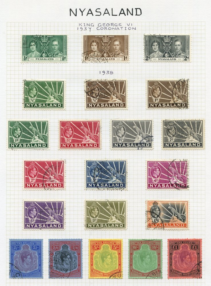 1934-64 VFU Collection On Leaves Incl. 1934 MSCA Set, 1935 Jubilee, 1938 Set, 1945 Set, 1948 Wedding, 1949 UPU, 1951 Dia - Other & Unclassified