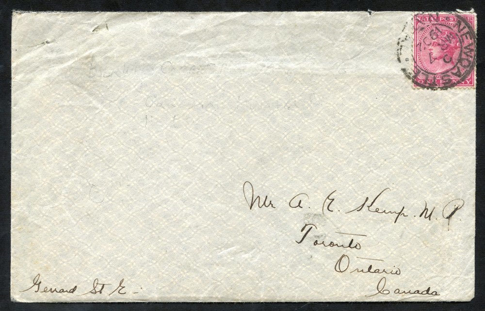 BOER WAR 1902 Cover With The Original Letter Sent By G. A. Scott No. 654, Canadian Mounted Rifles, Written From Kitchene - Otros & Sin Clasificación