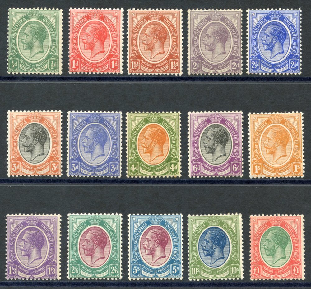 1913-24 KGV Defin Set M, SG.3/17. (15) Cat. £950. - Other & Unclassified