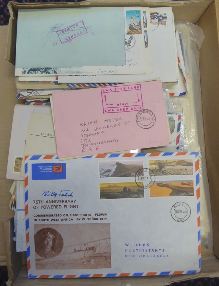 20thC Accumulation Of Covers, Cards Etc. Incl. 1950's Illustrated Stationery Cards, A Variety Of Frankings On Covers, 19 - Other & Unclassified