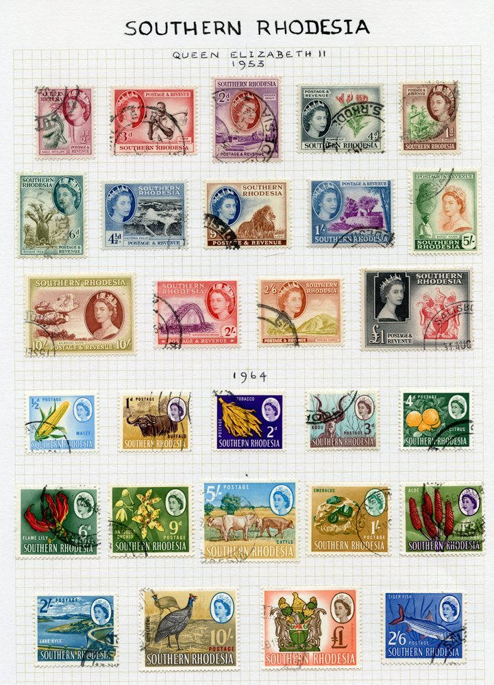 1924-64 VFU Collection On Leaves Incl. 1924 Admirals To 6d, 10d, 2s & 2/6d, 1931 KGV Set, 1932 Falls. 1935 Jubilee, 1935 - Altri & Non Classificati