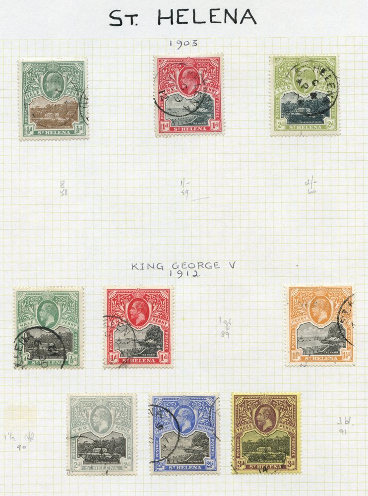 1861-1961 VFU Collection On Leaves Incl. 1864-80 Vals To 1s, 1890 2½d, 1903 ½d Wmk Inverted, 1908 To 6d, 1912-16 To 3d,  - Altri & Non Classificati