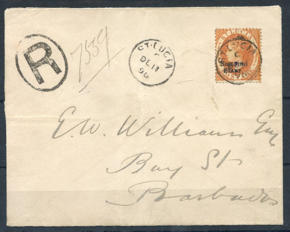 1881 CCC Overprinted In Small Capitals, 1s Orange Showing The Official Attempt To Remove The Variety 'SHILDING' With Red - Other & Unclassified