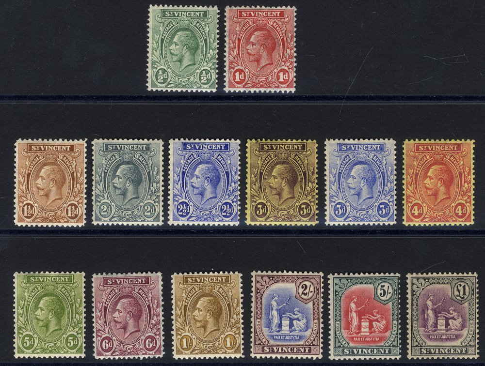 1921-32 MSCA Set M (the ½d & 1d Vals Are MCCA), SG.108/9, 132b/141 (14) Cat. £140. - Sonstige & Ohne Zuordnung