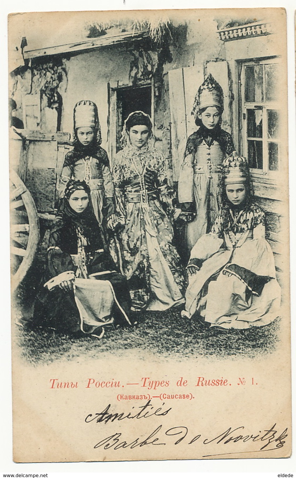 Types De Russie Caucase Arménie  Belles Femmes Phototypie Scherer Nabholz Moscou - Russie