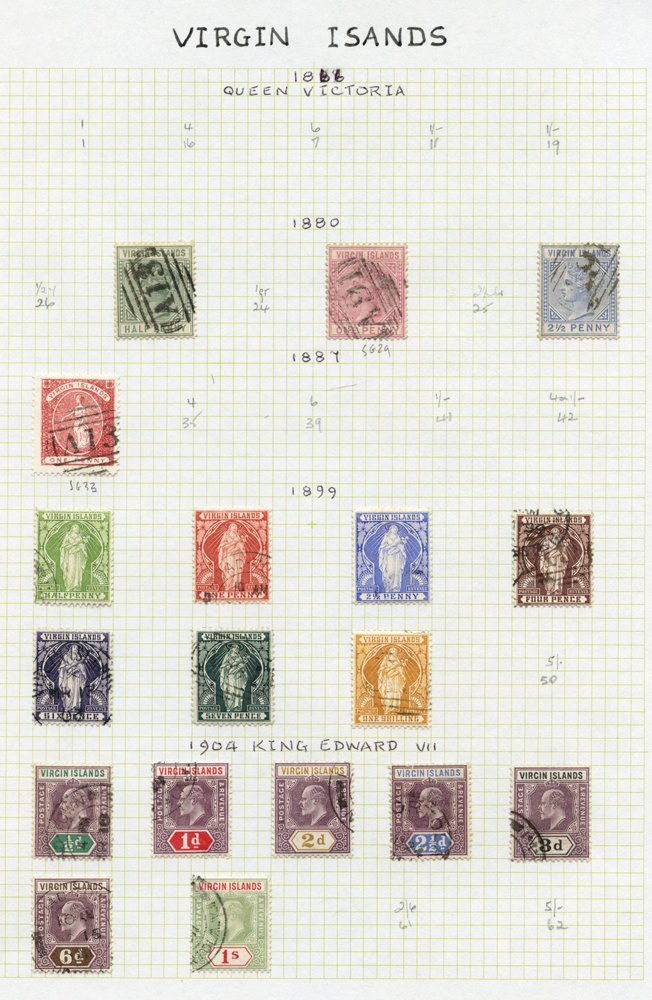 1880-1956 VFU Collection On Leaves Incl. 1899 To 1s, 1904 To 1s, 1913 To 1s, 1922 To 6d & 2/6d, 1935 Jubilee, 1937 Set,  - Sonstige & Ohne Zuordnung