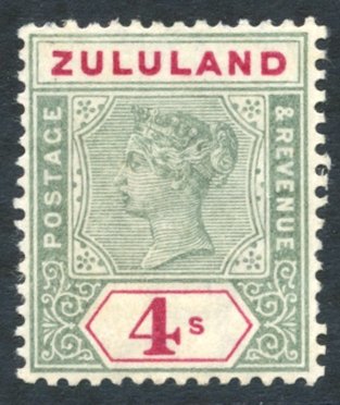 1894 4s Green & Carmine M, SG.27. - Sonstige & Ohne Zuordnung