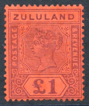 1894 £1 Purple-red, M (perfs A Little Short At Base), SG.28, Cat. £600. - Other & Unclassified