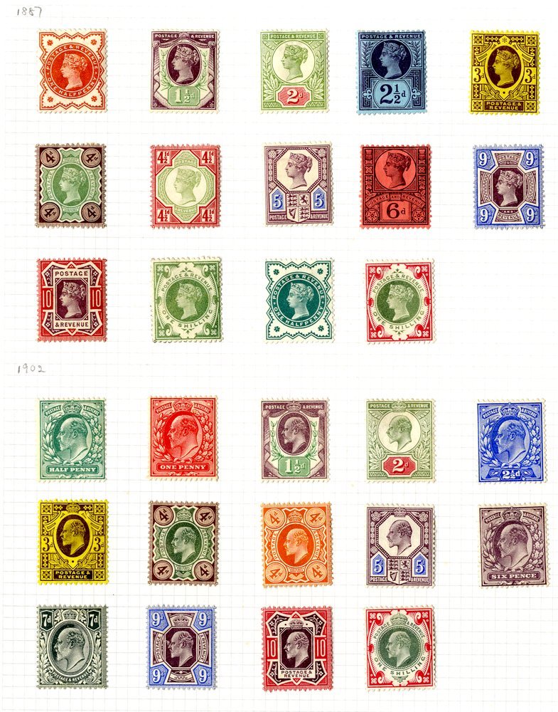 1840-2000 M & U COLLECTION IN A PORTLAND ALBUM Incl. 1840 1d (6) & 2d - Mixed Grades, 1841 1d (9) Range ½d, 1d, 1½d & 2d - Other & Unclassified