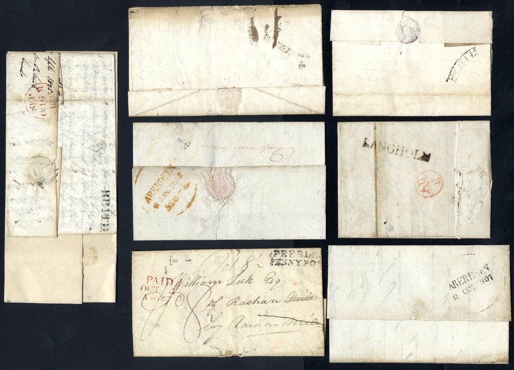 PRE-STAMP Substantial Lot Of Covers C1786-1840 Incl. Encircled Aber/deen, Castle Douglas, Ding/wall, Stir/ling & Wick, S - Sonstige & Ohne Zuordnung