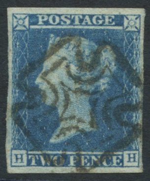 Plate 3 HH, Good To Very Large Margins Cancelled By An Almost Complete Strike Of The Distinctive DUBLIN Maltese Cross, S - Sonstige & Ohne Zuordnung