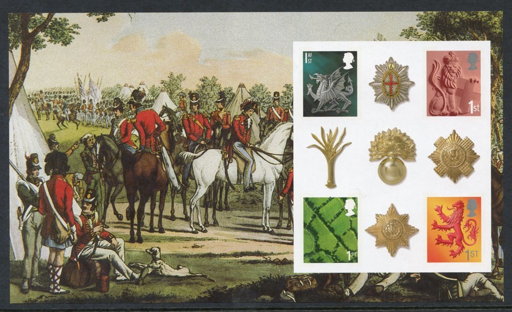 2007 British Army Uniforms Booklet Pane 'EN301' Variety IMPERFORATE UM. Rare. - Other & Unclassified