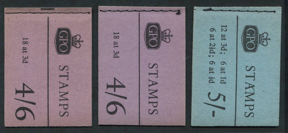 1959 July 5s Graphite Booklet, VF, SG.H39g, 1959 June & 1960 Apr 4/6d Graphite Booklets, VF, SG.L15g/L16g. (3) Cat. £210 - Other & Unclassified