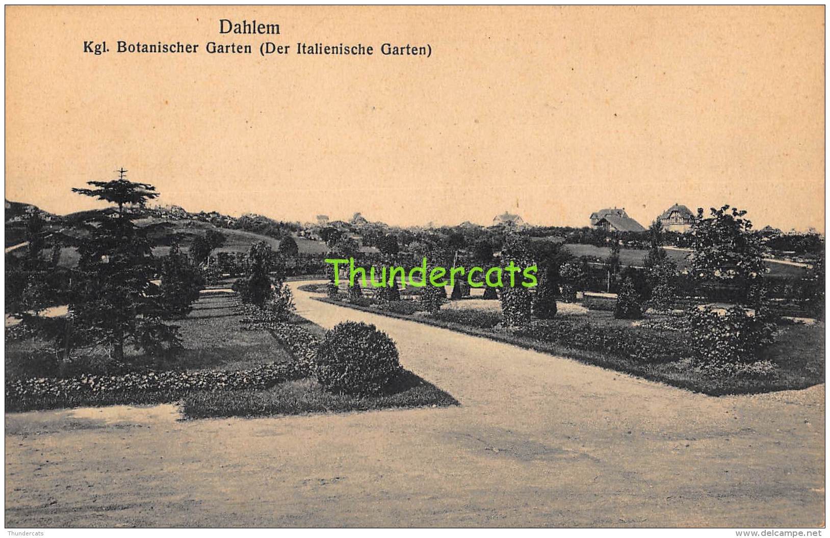 CPA DAHLEM BEI BERLIN  BOTANISCHER GARTEN - Dahlem