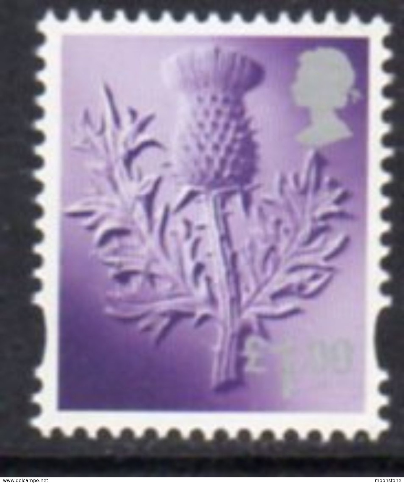 GB Scotland 2003-17 £1 Thistle Cartor Regional Country, With Border, MNH (SG S136) - Scotland