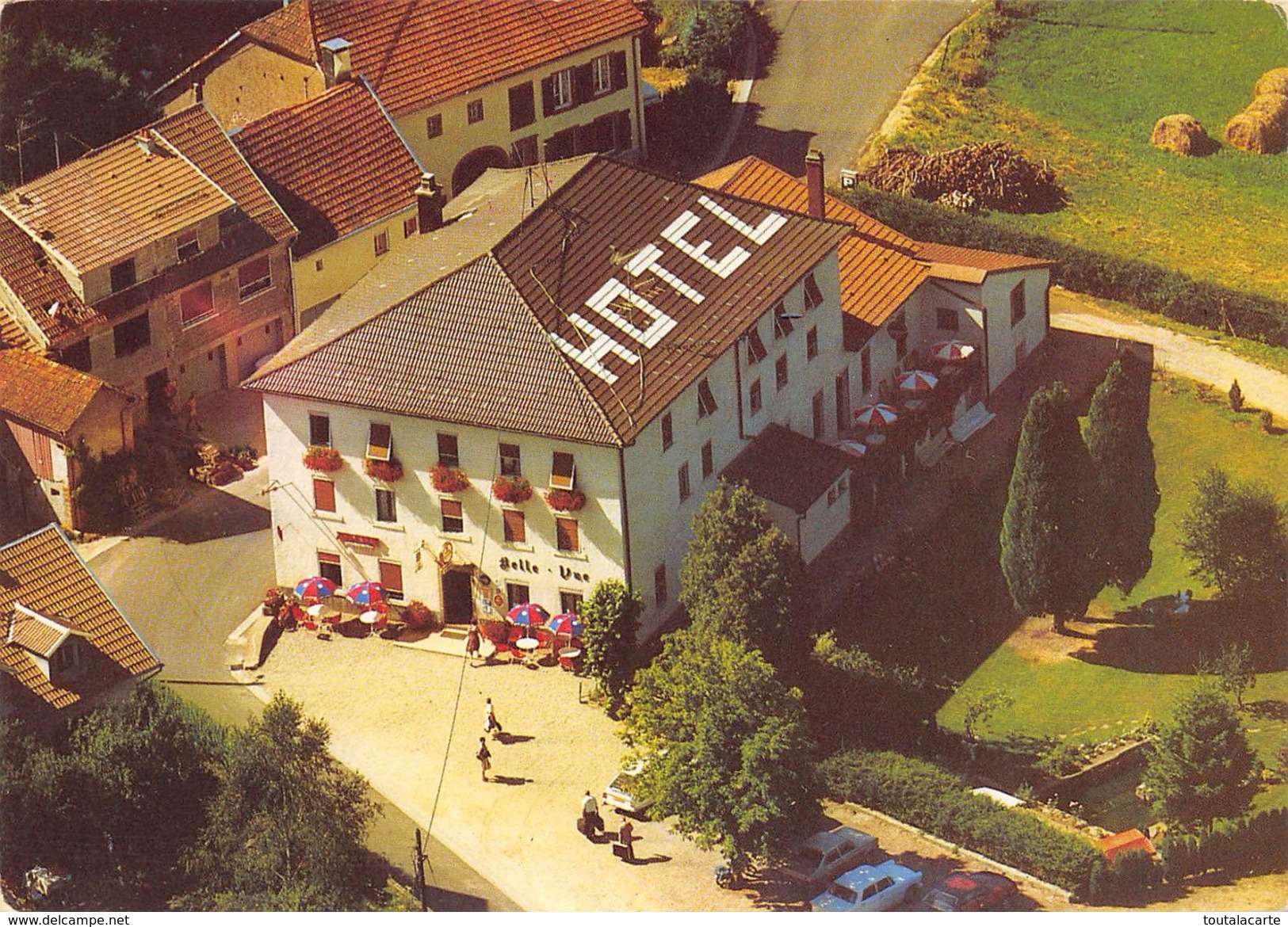 CPSM 67 SAULXURE HOTEL RESTAURANT BELLE VUE   Grand Format 15 X 10,5 - Sonstige & Ohne Zuordnung