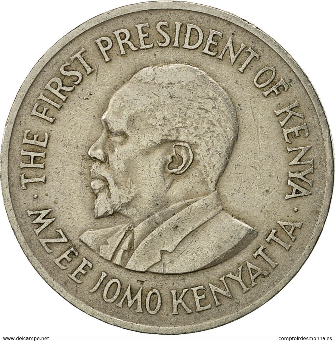 Monnaie, Kenya, Shilling, 1969, TTB, Copper-nickel, KM:14 - Kenya