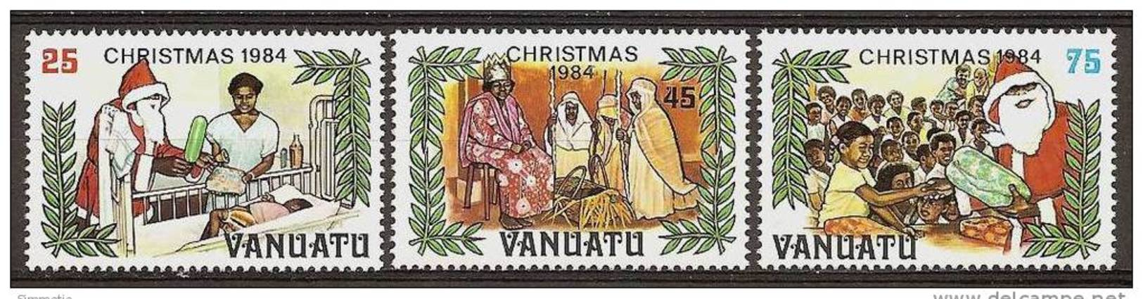 VANUATU 1984 - CHRISTMAS - Mi 686-88 MNH ** Cv€2,80 V029 - Vanuatu (1980-...)