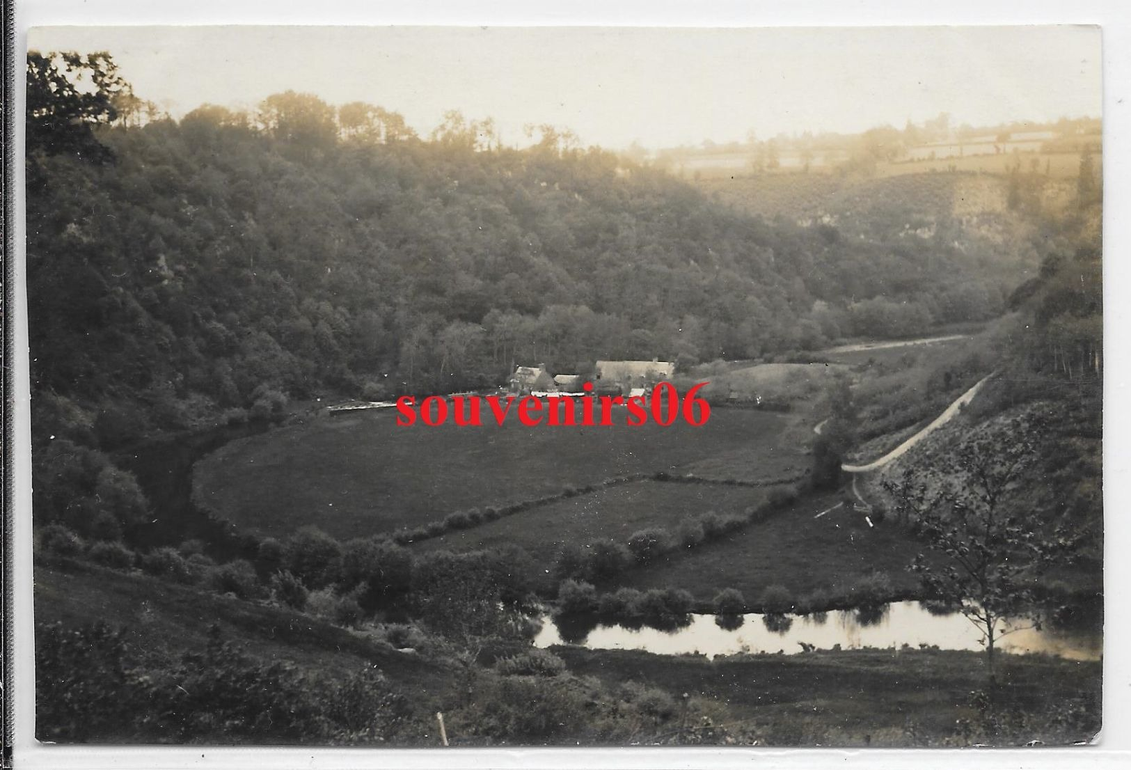 50 - Environs Ducey - Carte Photo -vallée Du Lait (sélune) Immergé,habitation, Vieux Moulin - Ttb - Patarin - Autres & Non Classés