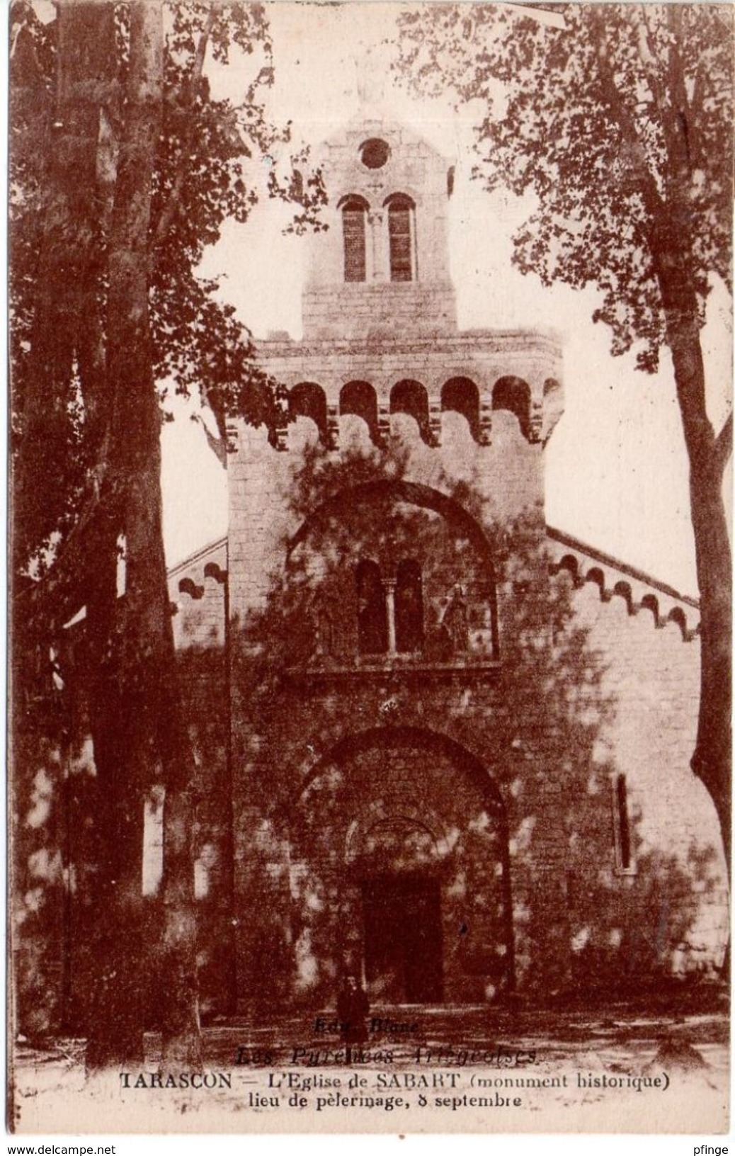 Tarascon - église De Sabart, 1924 - Tarascon