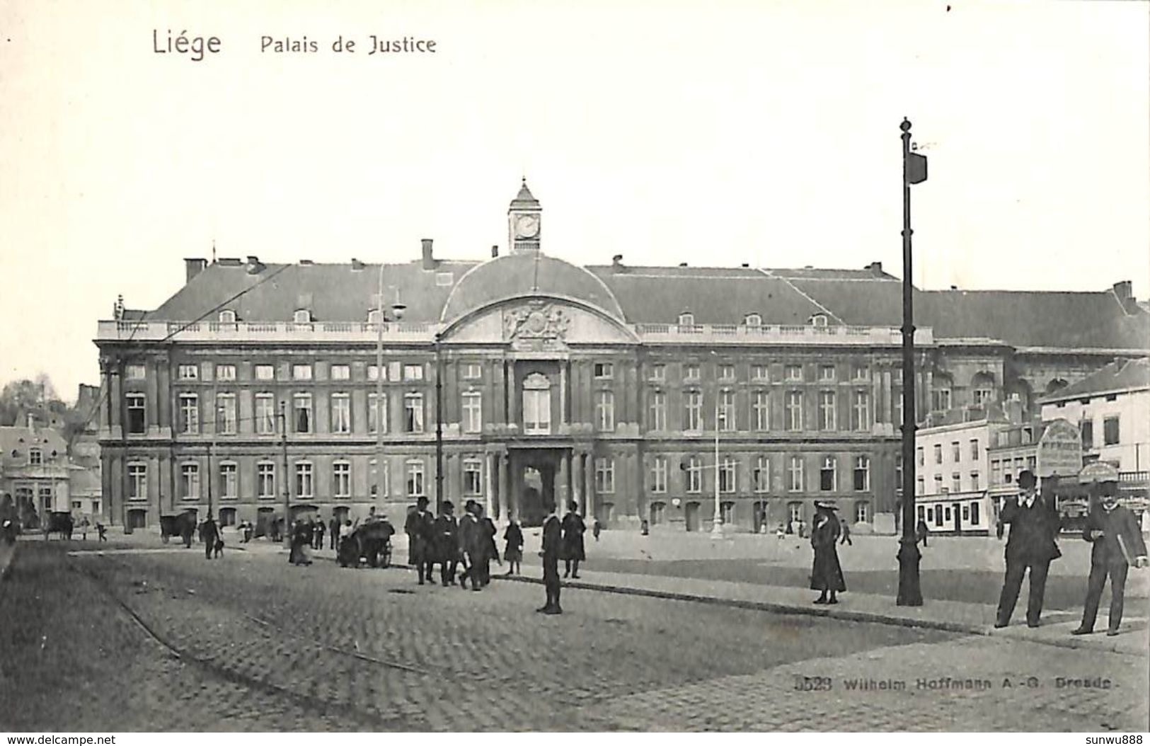 Liège - Palais De Justice (animée, Wilhelm Hoffmann) - Liege