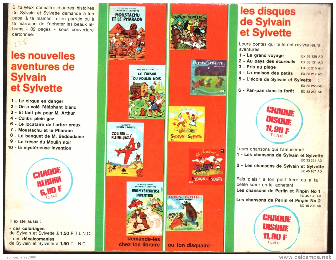 SYLVAIN Et SYLVETTE N°82 Le Secret De La Cabane EO 1966 - Coin-cadeau à Découper Intact - Editions Originales (langue Française)