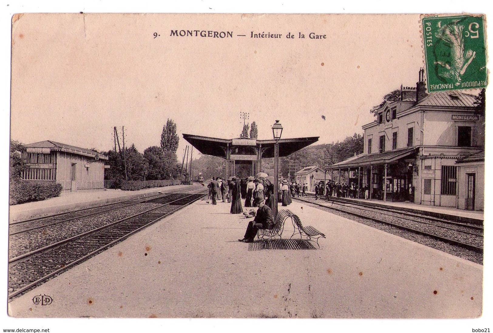 0009 - TtMontgeron - Intérieur De La Gare - E.L.D. - N°9 - Montgeron