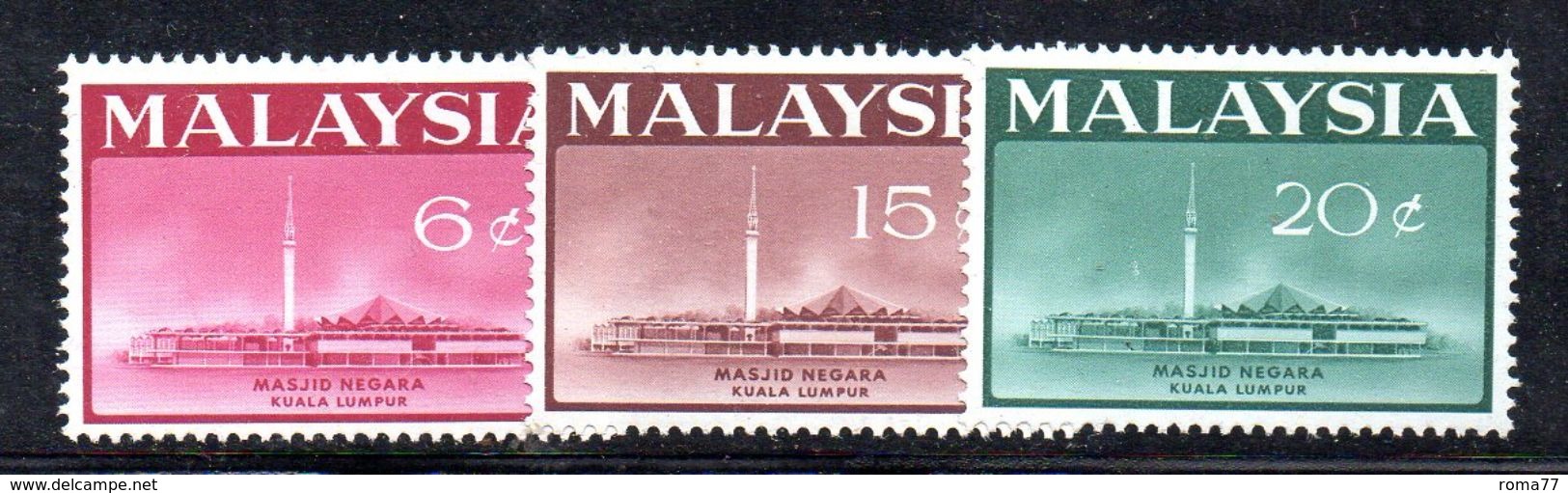 Y1891 - MALAYSIA  1965, Serie N. 24/16 ***  Moschea - Malesia (1964-...)