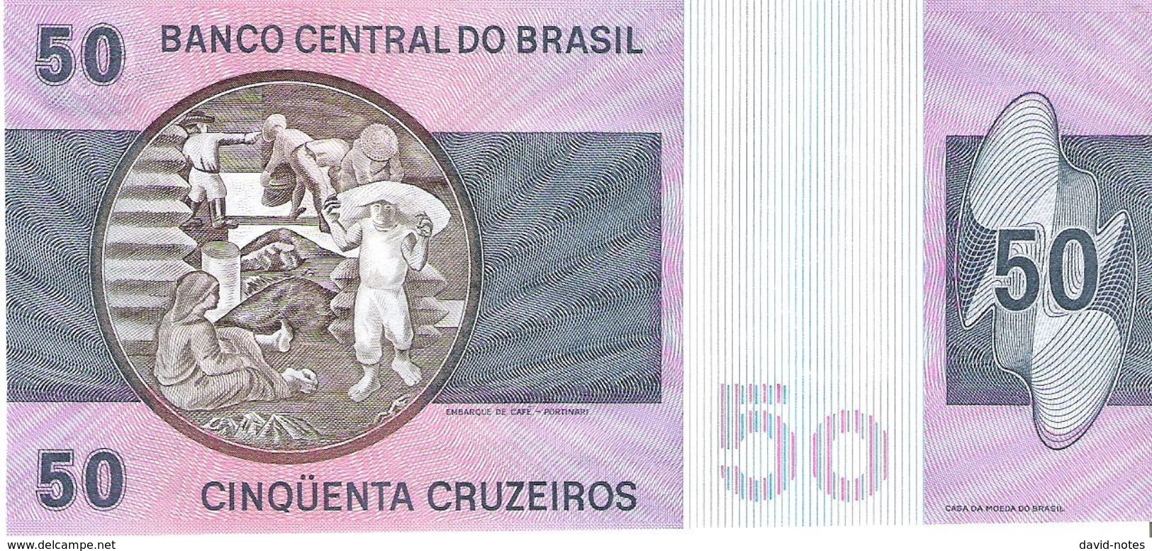 Brazil - Pick 194c - 50 Cruzeiros 1980 - Unc - Brésil