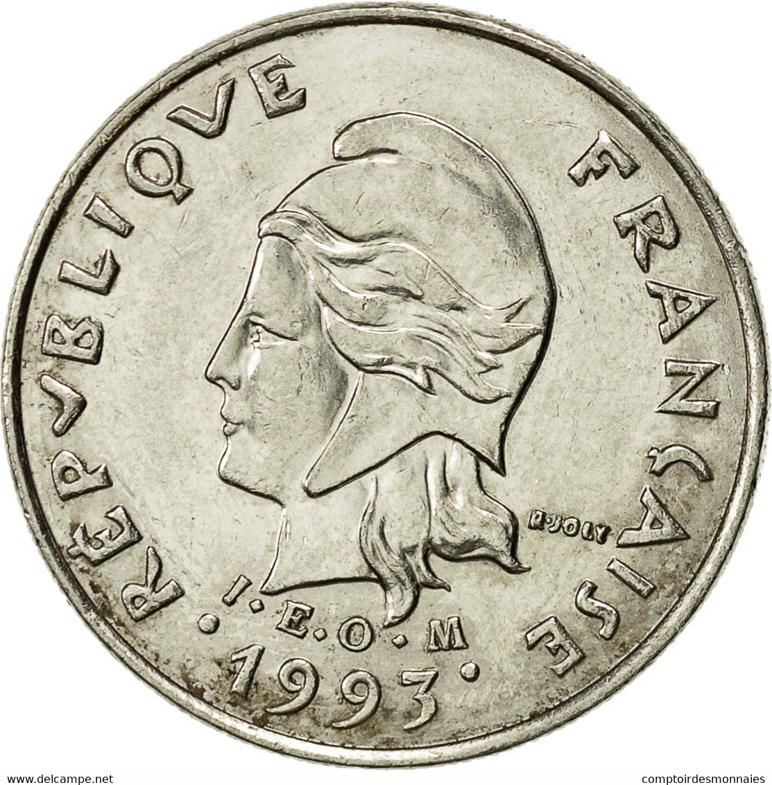 Monnaie, French Polynesia, 10 Francs, 1993, Paris, TTB+, Nickel, KM:8 - Französisch-Polynesien