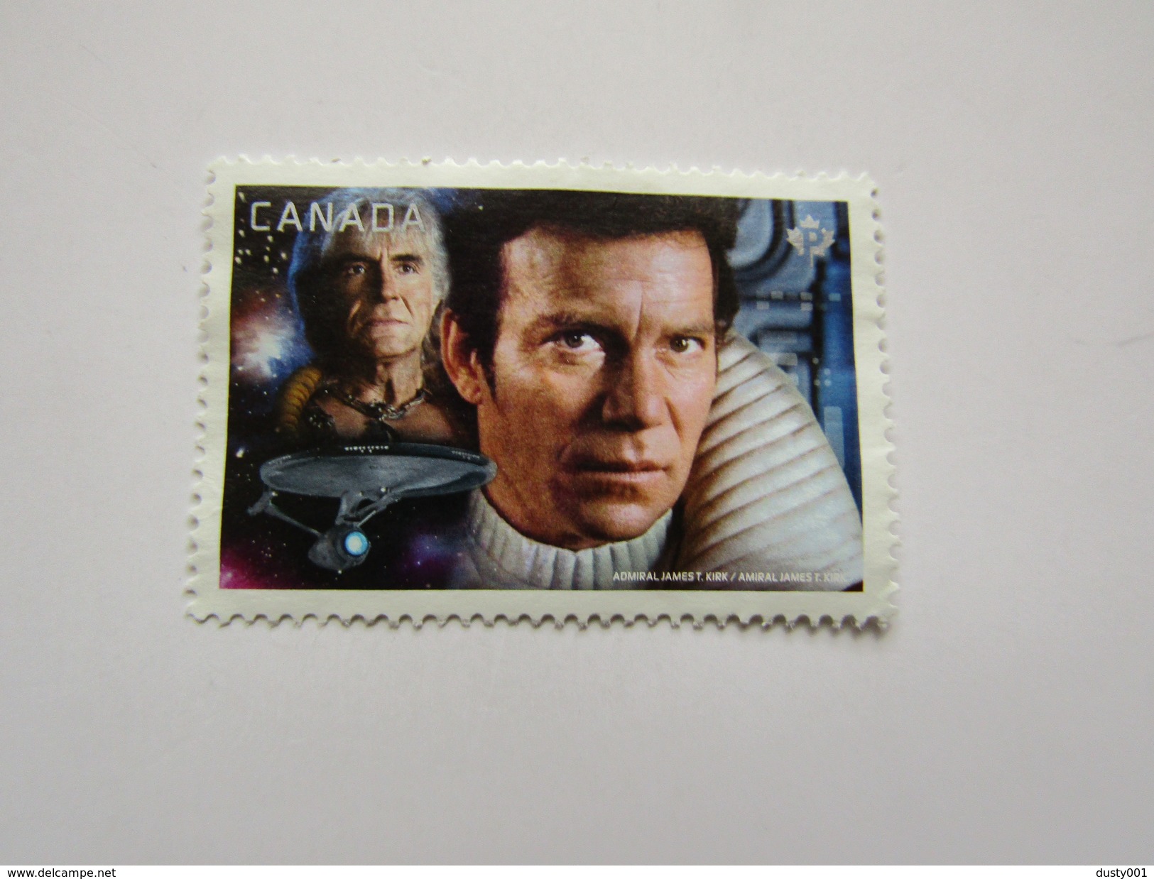 Can144  P   Star Trek  Capt. Kirk   Sc 2986    2017 - Used Stamps