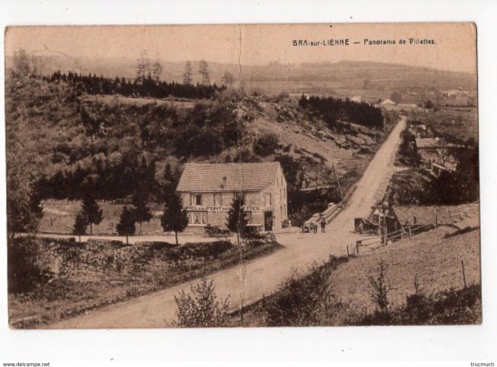 13 - BRA-SUR- LIENNE - Panoram De VILLETTES  *Coll. Hôtel Du Pont-de-Villettes * - Lierneux