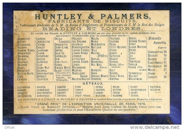 Chromo Huntley &amp; Palmers Sport Course à Pied Race Running Victorian Trade Card - Autres & Non Classés