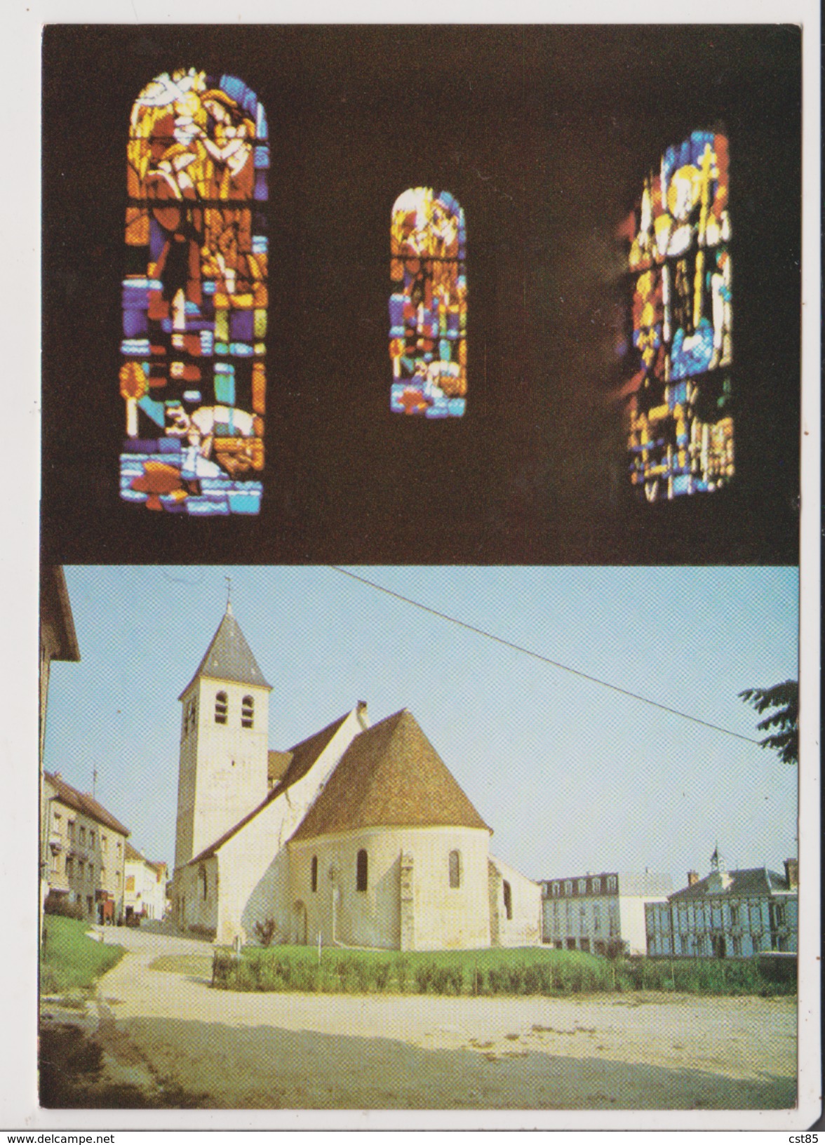 CPM - CHAMBOURCY - Eglise St Saint Saturnin - L'Abside - Multivues - Chambourcy