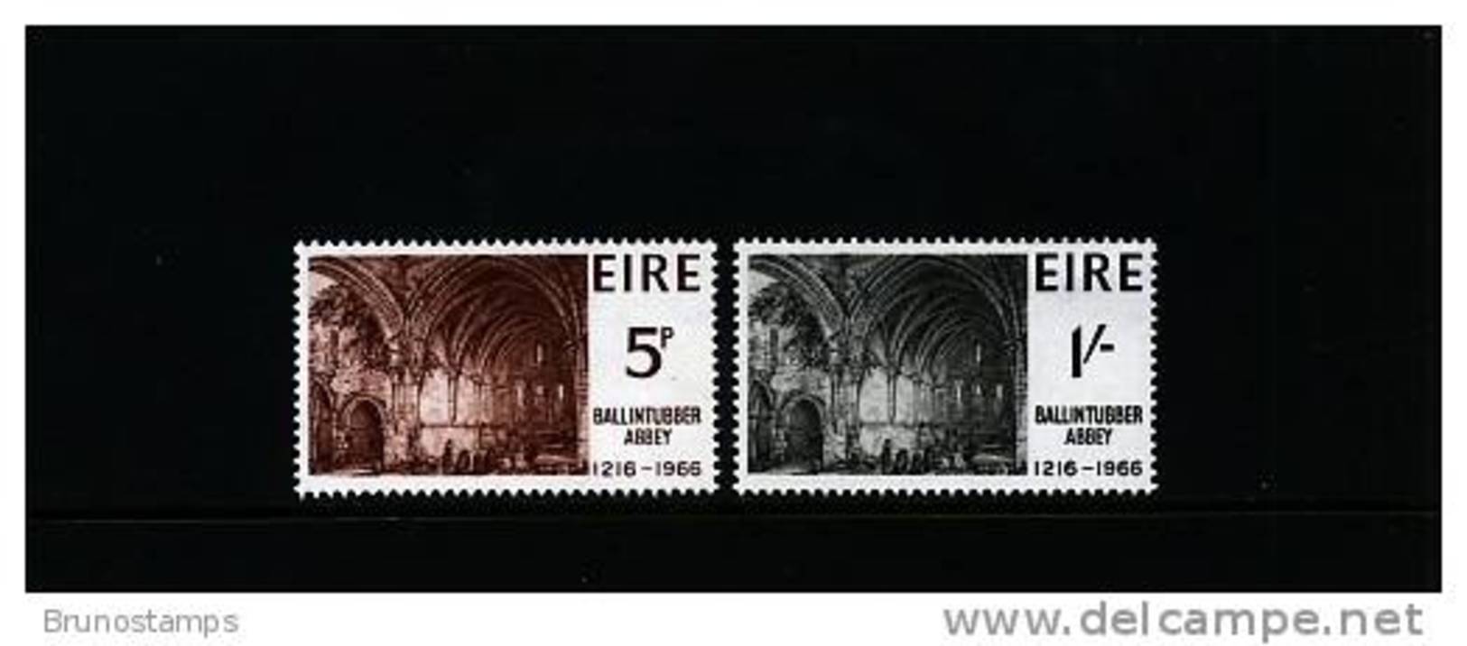 IRELAND/EIRE - 1966 BALLINTUBBER ABBEY  SET MINT NH - Nuevos