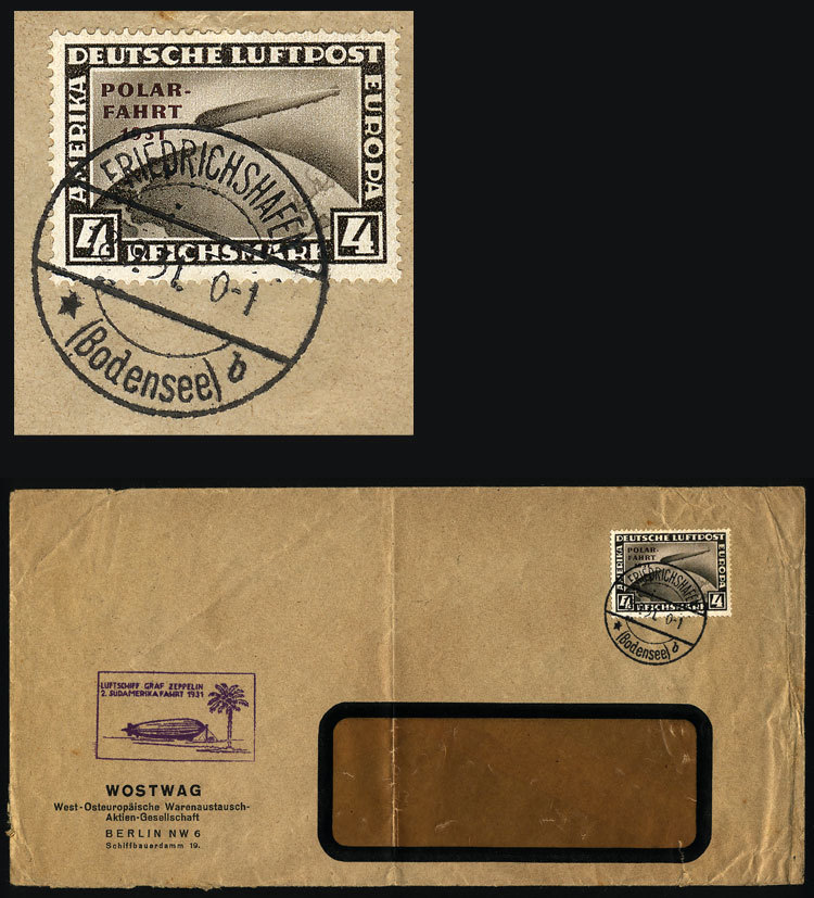 GERMANY: Cover Flown By ZEPPELIN, Sent From Friedrichshafen To Argentina On 18/SE/1 - Autres & Non Classés