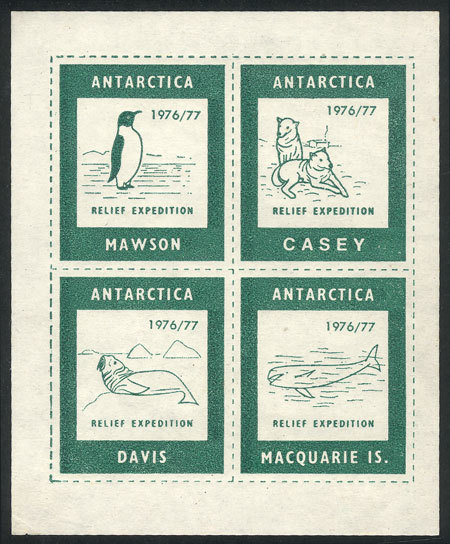 ANTARCTICA: British Relief Expedition Of 1976/7, VF Quality! - Cinderellas