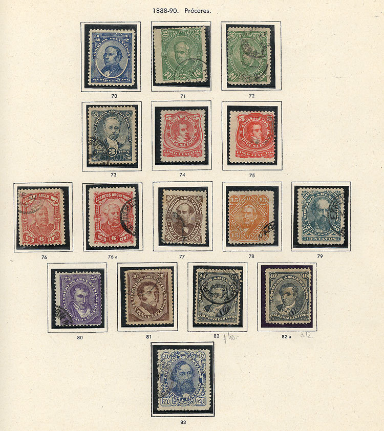 ARGENTINA: Collection In 2 Filadelia Senior Albums, With Interesting Sets And Stamp - Collections, Lots & Series