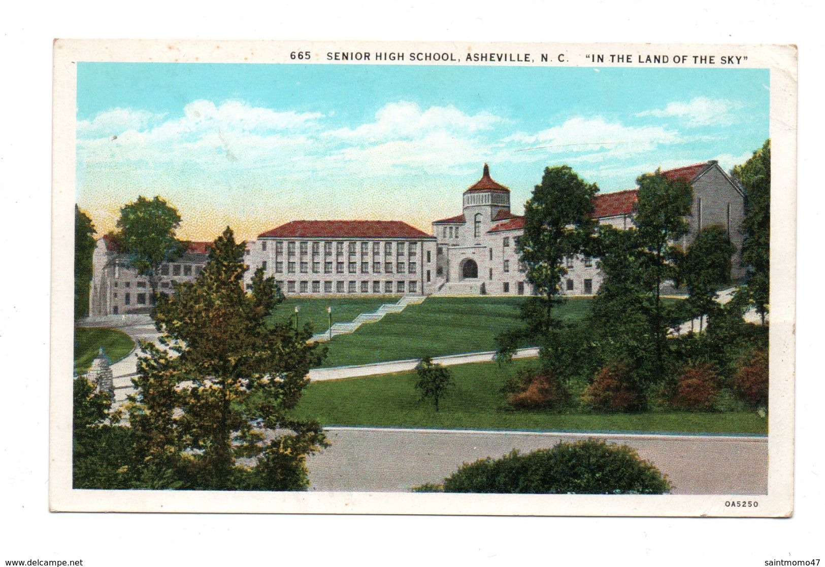 ÉTATS-UNIS . NORTH CAROLINA . ASHEVILLE . SENIOR HIGH SCHOOL - Réf. N°6661 - - Asheville