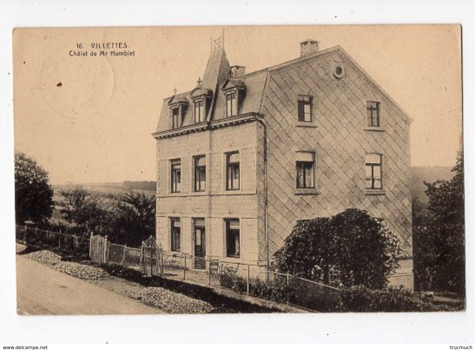 21 - BRA-SUR- LIENNE - VILLETTES - Châlet De Mr Humblet *Edit. H. Pirotte N° 16* - Lierneux