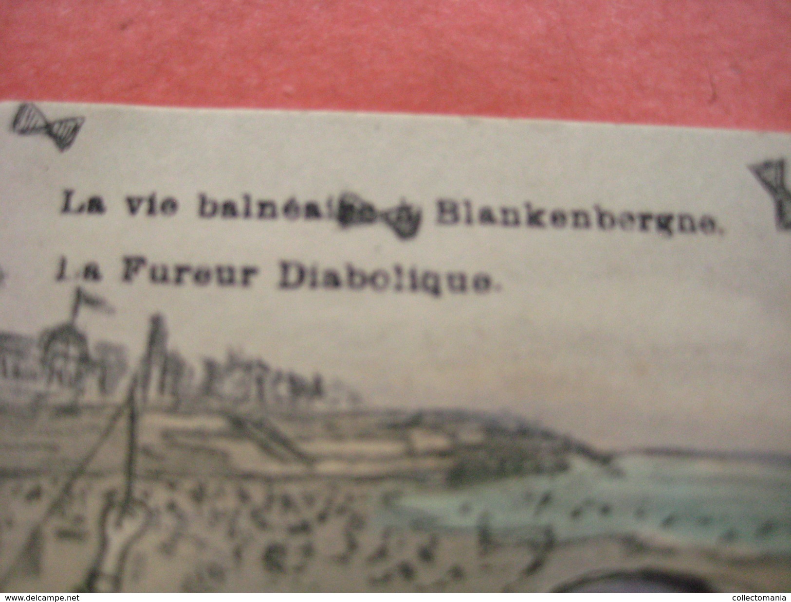 1 Postcard DIABLO - Le Fureur Diabolique - La Vie BALNEAIRE - The DIABLO Sport Around 1905 A Real Hype - Blankenberge - Blankenberge